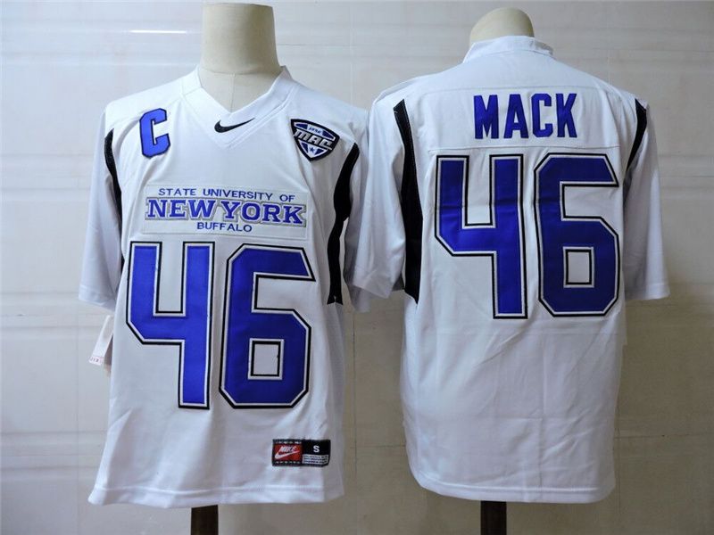 Men #46 Mack White Nike 2025 NCAA Jersey->more ncaa teams->NCAA Jersey